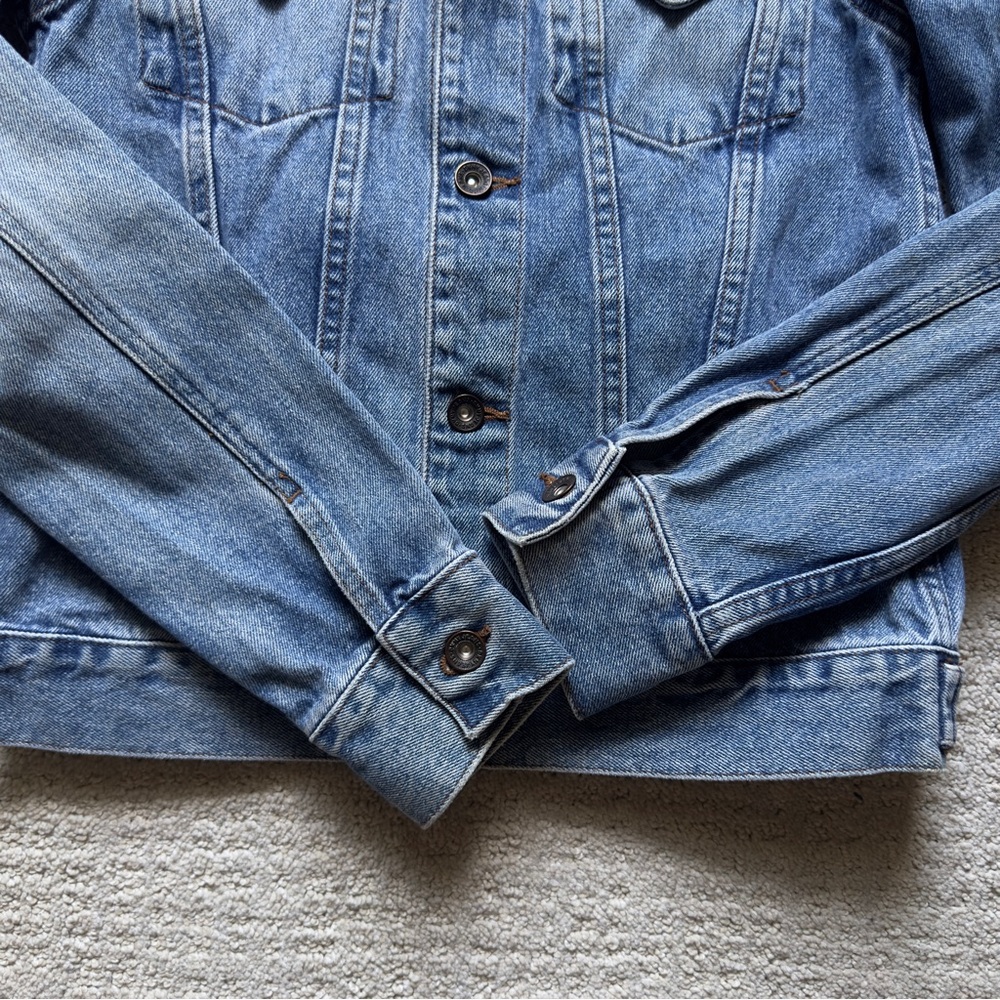 VIntage 90's DKNY Jeans Fitted Denim Jacket - Picture 7 of 9